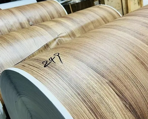 Wood grain PVC decor film rolls