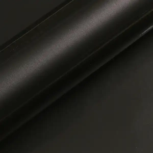 Black High Gloss Self Adhesive PVC Decor Film for Hat Rack