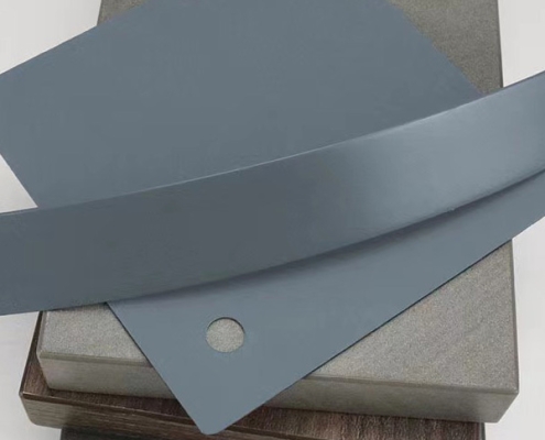 Charcoal Gray Matt PVC Edge Banding for Archive Shelving