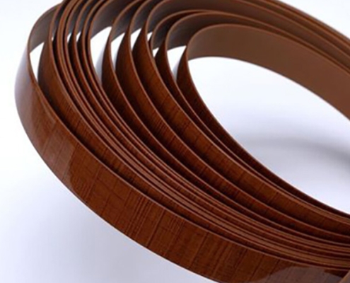 Cherry Wood Grain PVC Edge Banding for Soundproof Room Edging