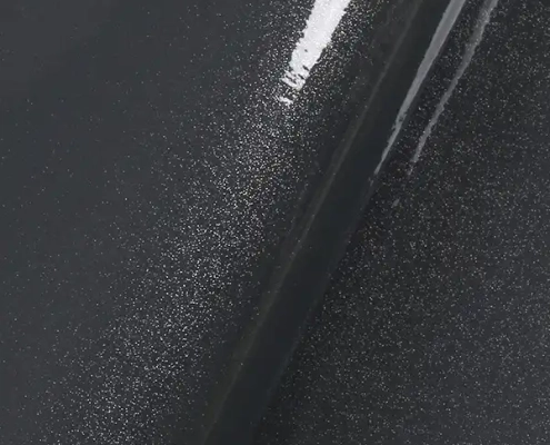 Σκούρο γκρι High Gloss Vacuum PVC μεμβράνη για πάγκους
