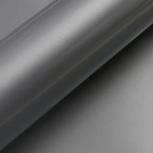 Membran PVC Perekat Diri Gloss Tinggi Abu-abu untuk Aksen Panel Pintu