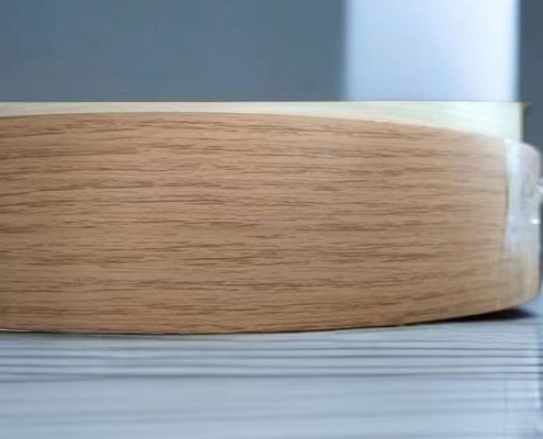 Light Brown Oak Wood PVC Edge Banding for Conference Tables