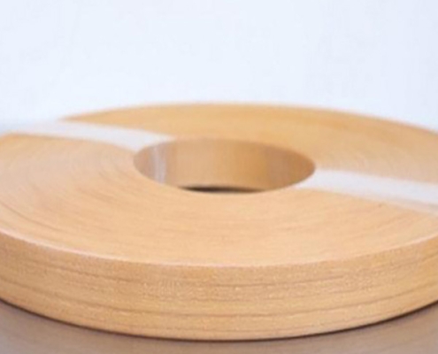 Light Yellow Birch Wood Look PVC Edge Banding for Benches