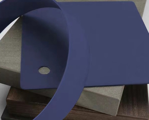 Mattiertes PVC-Kantenband in Marineblau für Arbeitsplatten