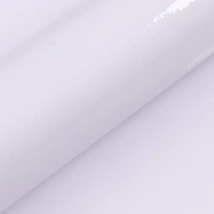 Pure White High Gloss PVC Vacuum Film for Commercial Shelving