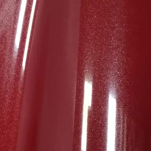 Oyun Konsolu Kaplamaları için Şarap Kırmızısı Parlak PVC Kendinden Yapışkanlı Folyo