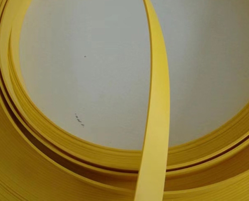 Yellow Solid PVC Edge Banding for Toy Boxes